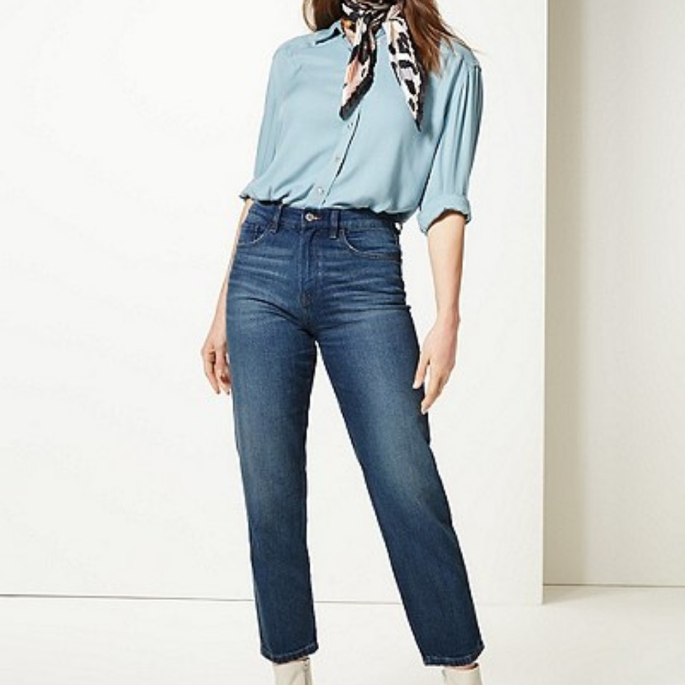 M&S Highwaisted Straight Mom Jeans ⭐️